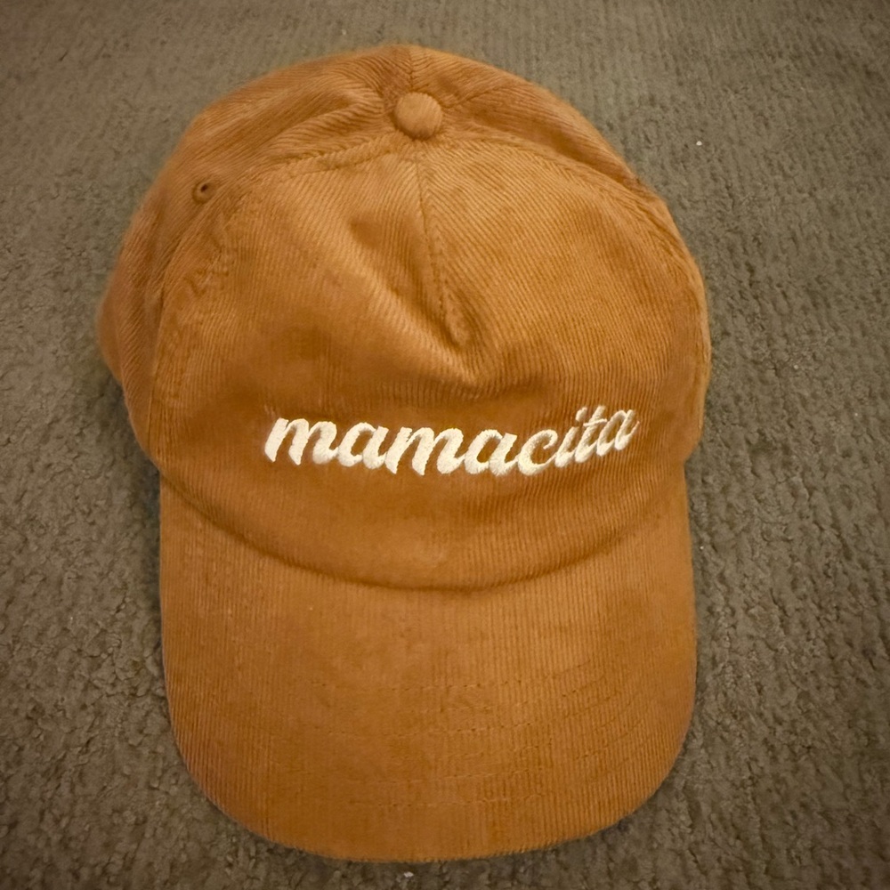 Sunshine Studios “Mamacita” Corduroy Hat – Adjustable Snapback – 100% Cotton